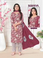 Ganesha Suhana Vol 2 Capsule Rayon Printed Readymade Suit