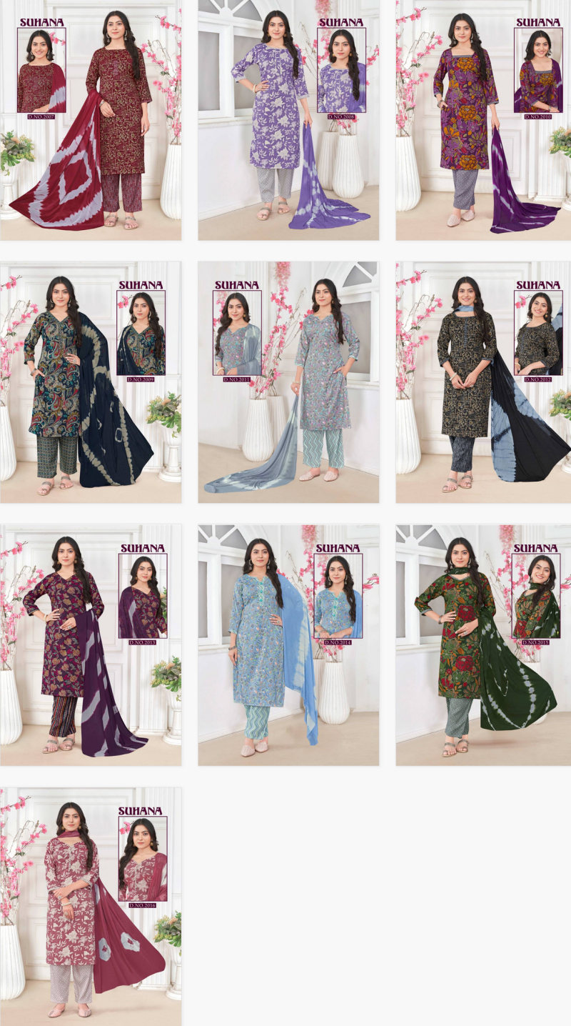 Ganesha Suhana Vol 2 Capsule Rayon Printed Readymade Suit