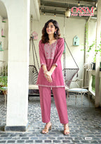 Ossm Vama Vol 3 Viscose Vatican Silk Co Ord Set Collection