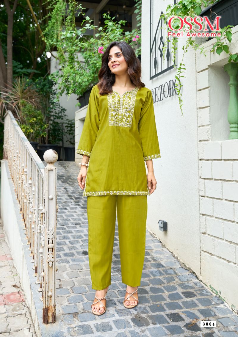 Ossm Vama Vol 3 Viscose Vatican Silk Co Ord Set Collection