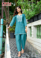 Ossm Vama Vol 3 Viscose Vatican Silk Co Ord Set Collection