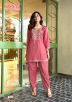 Ossm Vama Vol 3 Viscose Vatican Silk Co Ord Set Collection