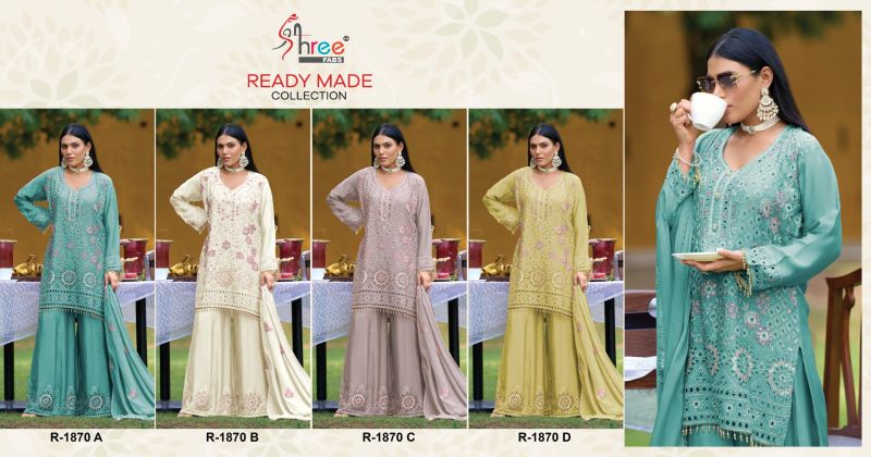 Shree R 1870 Ready Made Pakistani Salwar Kameez Collection
