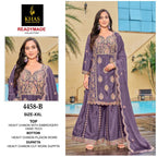 Khas 4458 Chinon Embroidered Ready Made Pakistani Suits