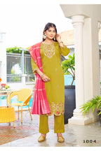 Ossm Mahek Vol 2 Roman Shimmer Kurti Bottom With Dupatta