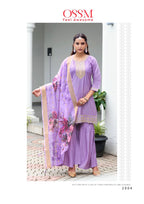 Ossm Mannat Sharara Vol 2 Viscose Roman Silk Readymade Collection