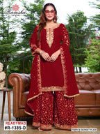 Ramsha R 1385 Nx Georgette Ready Made Salwar Suits
