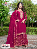 Ramsha R 1387 Nx Georgette Ready Made Salwar Suits