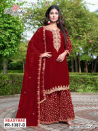 Ramsha R 1387 Nx Georgette Ready Made Salwar Suits