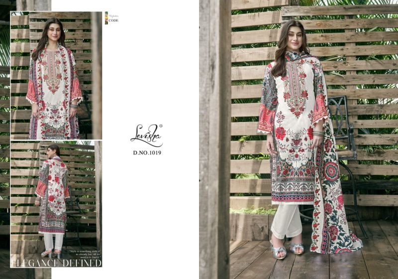 Levisha Mashakali Cambric Lawn Cotton Printed Dress Material