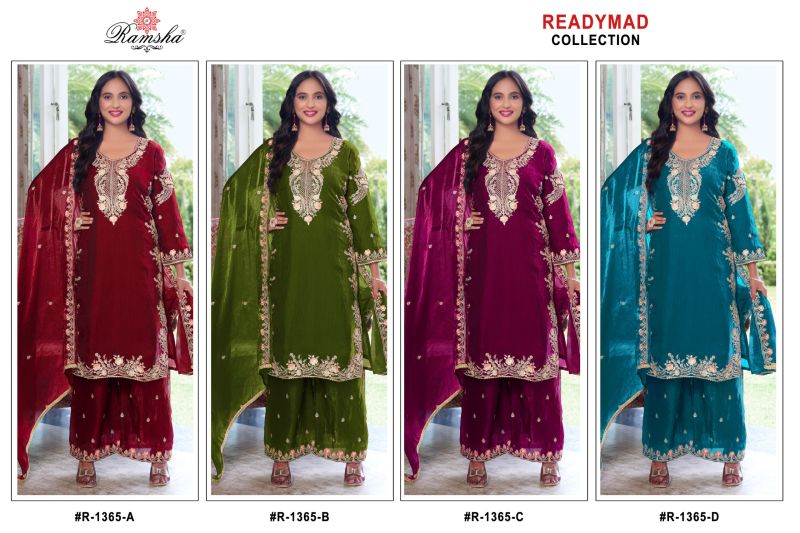 Ramsha R 1365 Nx Fandy Ready Made Salwar Suits