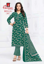 Ganpati Bella Vol 8 Readymade Cotton Printed Kurti Pant With Dupatta Collection