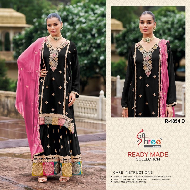 Shree R 1894 A To D Ready Made Pakistani Salwar Kameez