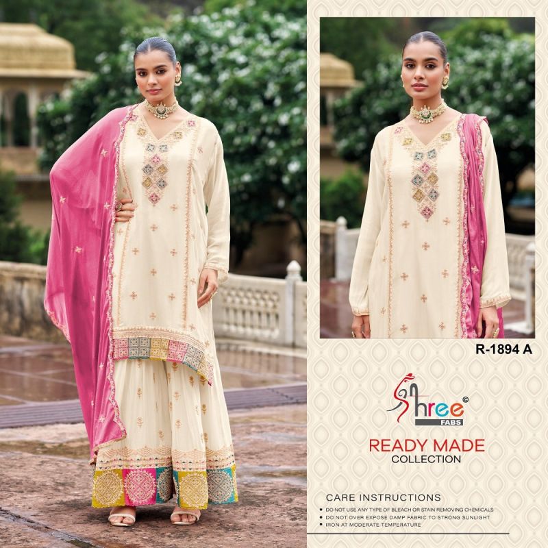 Shree R 1894 A To D Ready Made Pakistani Salwar Kameez