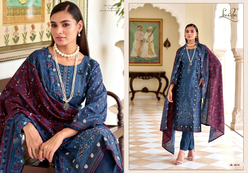Levisha Madhubala Vol 8 Lawn Cotton Printed Dress Material Collection