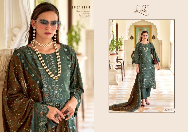 Levisha Madhubala Vol 8 Lawn Cotton Printed Dress Material Collection
