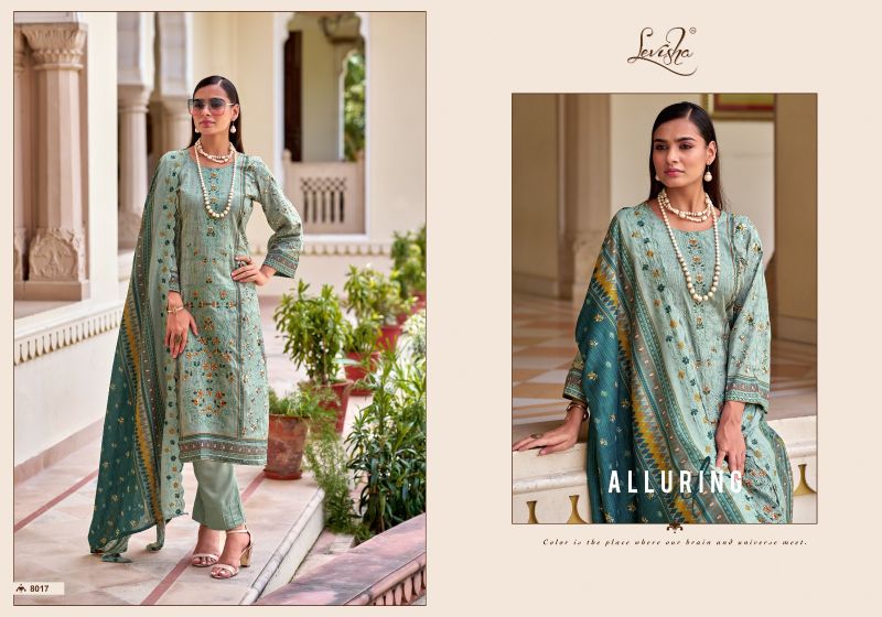 Levisha Madhubala Vol 8 Lawn Cotton Printed Dress Material Collection