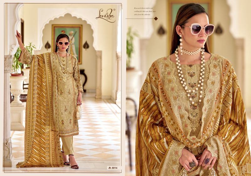 Levisha Madhubala Vol 8 Lawn Cotton Printed Dress Material Collection