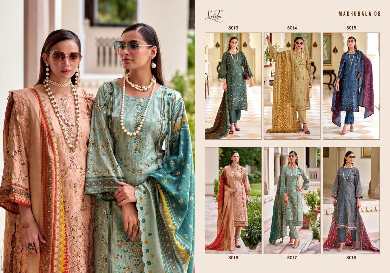 Levisha Madhubala Vol 8 Lawn Cotton Printed Dress Material Collection