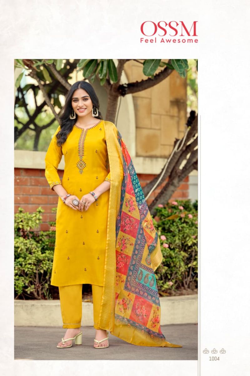 Ossm Mohey Vol 2 Viscose Roman Silk Readymade Collection