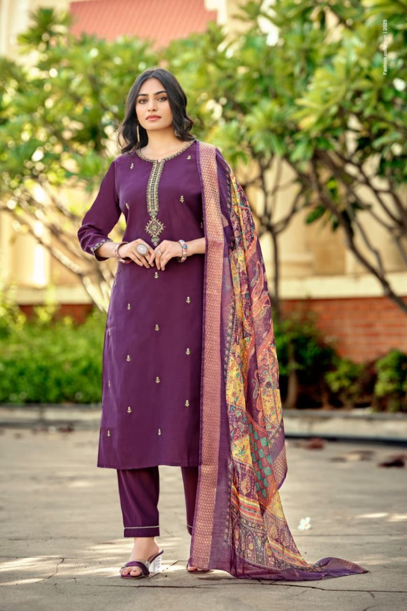 Ossm Mohey Vol 2 Viscose Roman Silk Readymade Collection