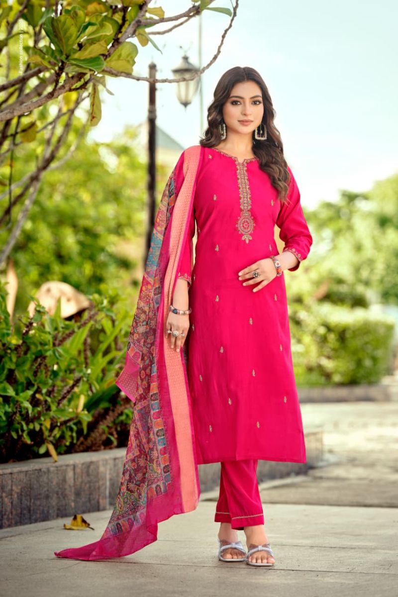 Ossm Mohey Vol 2 Viscose Roman Silk Readymade Collection