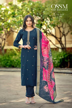Ossm Mohey Vol 2 Viscose Roman Silk Readymade Collection