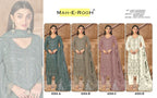 Mah E Rooh 4204 A To D Fancy Cotton With Embroidered Suits