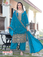 Ramsha R 1280 A To D Ready Made Salwar Suits Collection