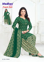 Madhav Punjabi Kudi Vol 19 Cotton Ptinted Ready Made Patiyala Dress