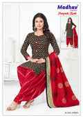 Madhav Punjabi Kudi Vol 19 Cotton Ptinted Ready Made Patiyala Dress