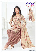 Madhav Punjabi Kudi Vol 19 Cotton Ptinted Ready Made Patiyala Dress