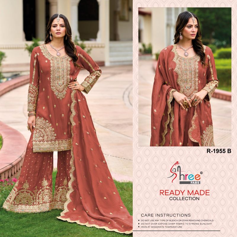 Shree R 1955 Chinon Pakistani Ready Made Collection