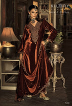 Kilory Noor E Dariya Velvet Embroidered Salwar Suit Collection