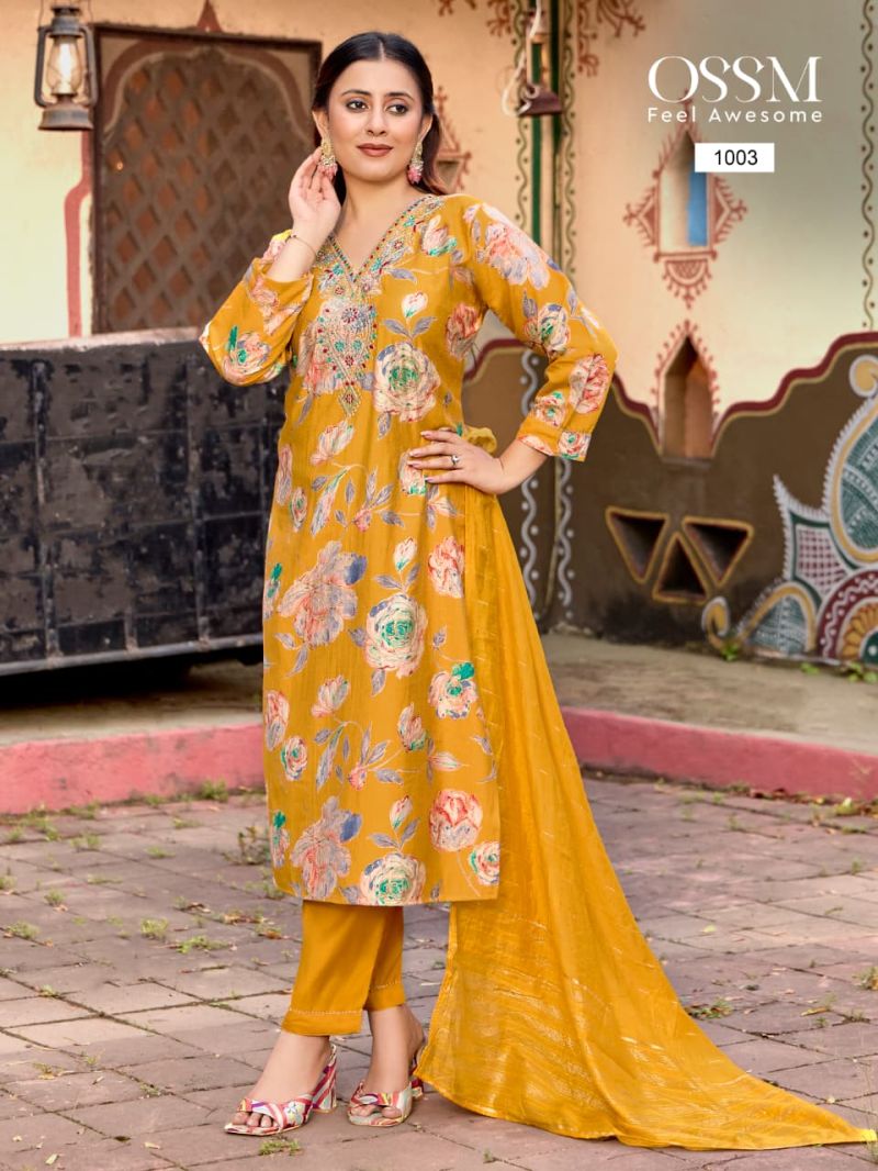Ossm Muskan Vol 9 Vertican Discharge Printed Readymade Collection