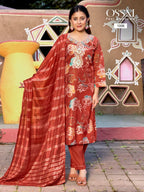 Ossm Muskan Vol 9 Vertican Discharge Printed Readymade Collection