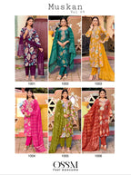 Ossm Muskan Vol 9 Vertican Discharge Printed Readymade Collection