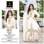Khas 4467 Chinon Silk Beautiful Ready Made Suit Collection