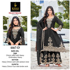 Khas 4467 Chinon Silk Beautiful Ready Made Suit Collection