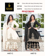 Khas 4467 Chinon Silk Beautiful Ready Made Suit Collection