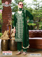 Ramsha R 1303 Fandy Silk Ready Made Suit Collection