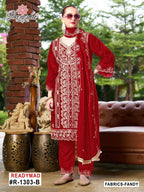 Ramsha R 1303 Fandy Silk Ready Made Suit Collection