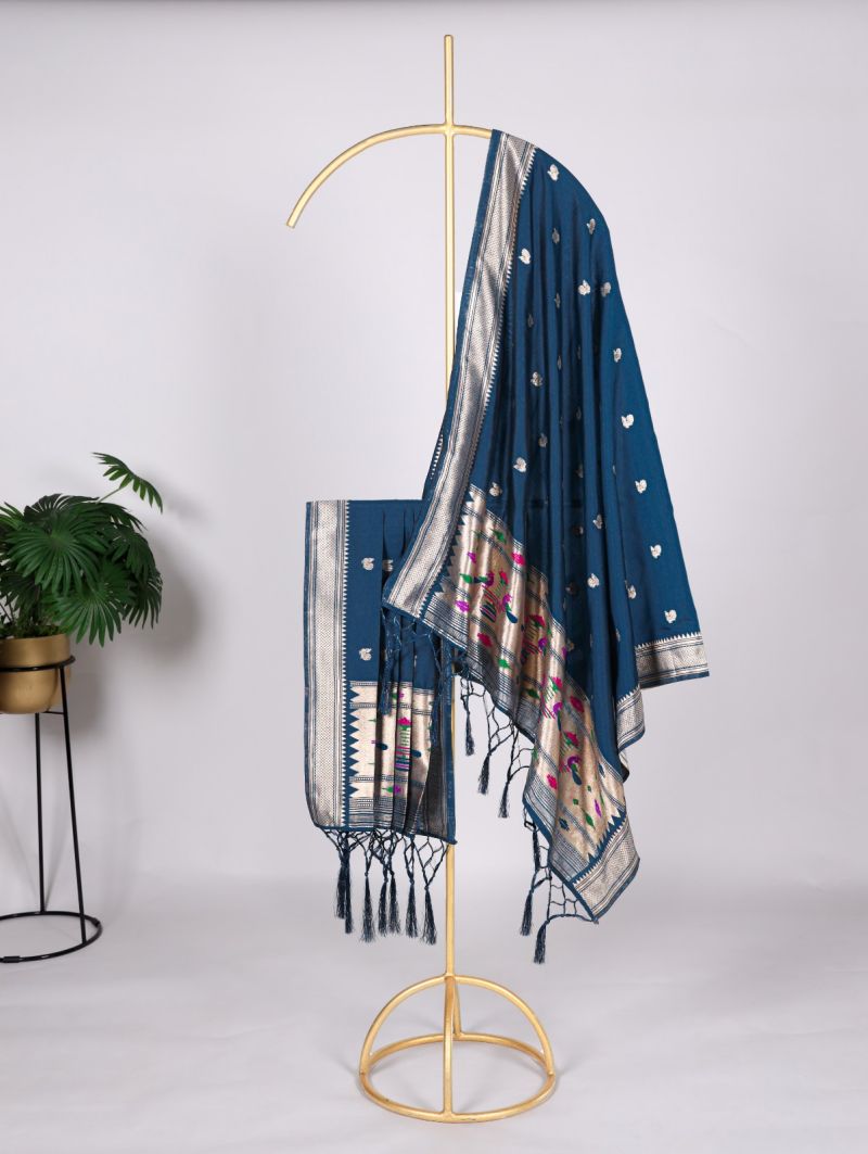Nnk 4003 Jacquard Paithani Dupatta Collection