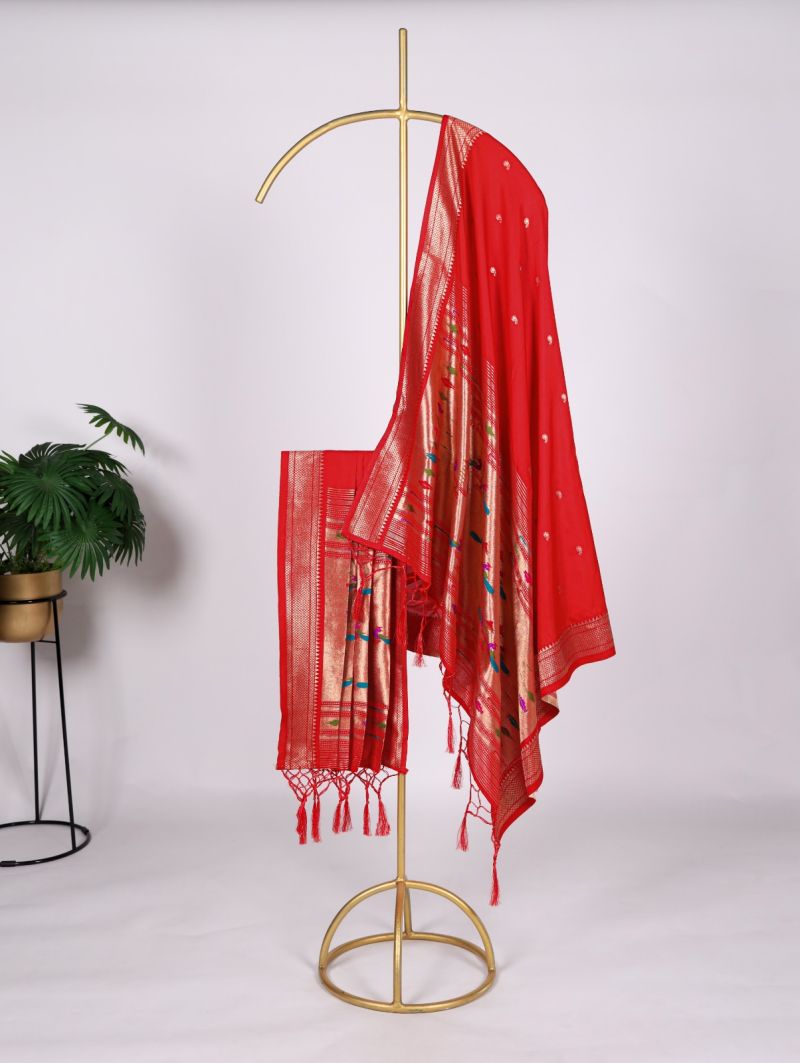 Nnk 4003 Jacquard Paithani Dupatta Collection