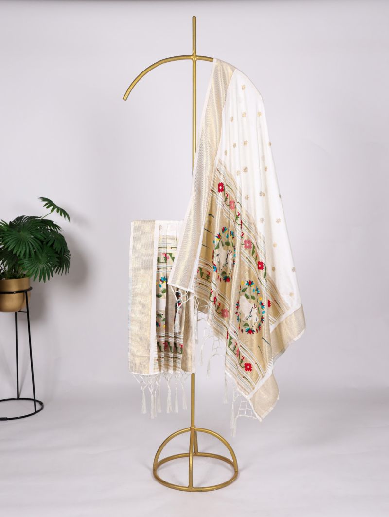 Nnk 4003 Jacquard Paithani Dupatta Collection