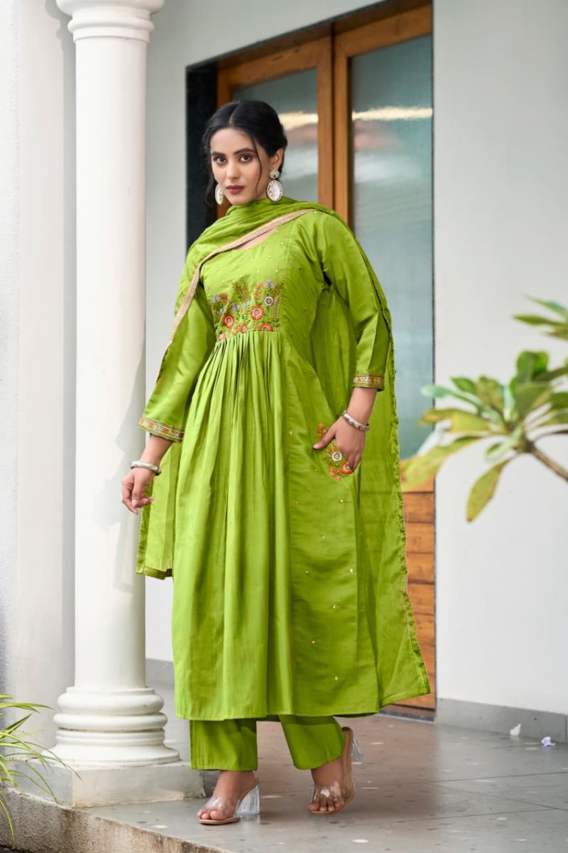 Ossm Gulzar Viscose Roman Silk Readymade Collection
