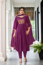 Ossm Gulzar Viscose Roman Silk Readymade Collection