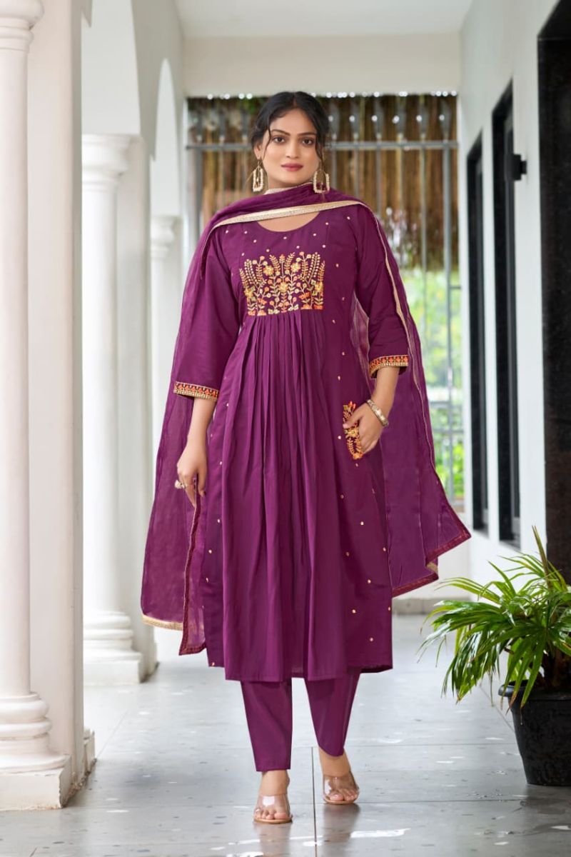 Ossm Gulzar Viscose Roman Silk Readymade Collection