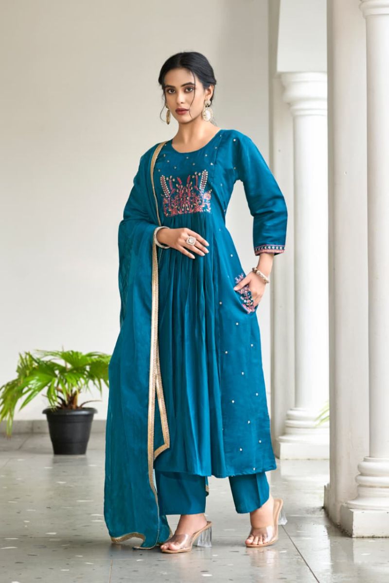 Ossm Gulzar Viscose Roman Silk Readymade Collection
