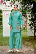 Ossm Glamour Vol 2 Berlin Silk Embroidery Co Ord Set Collection